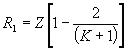 T-pad attenuator equation for series resistance